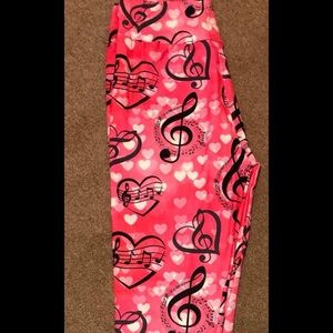 Custom music note leggings